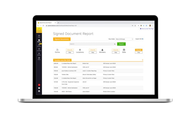 SiteDocs Signed Documents