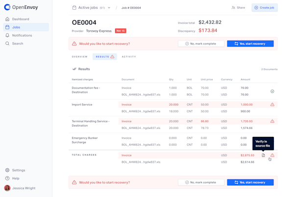 Invoice Conflict Review