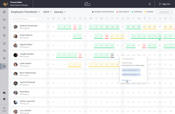 OnBlick Timesheets