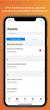 Telstra Trades Assist search assets screenshot