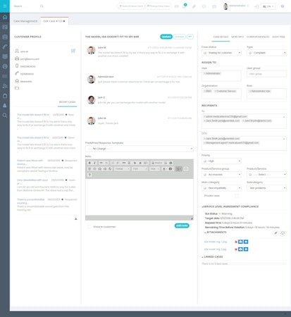 Customer profile