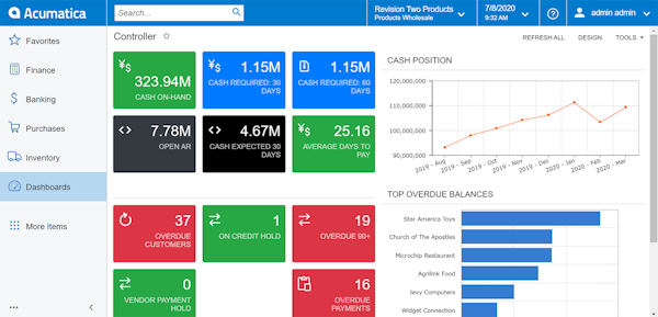Controller Dashboard