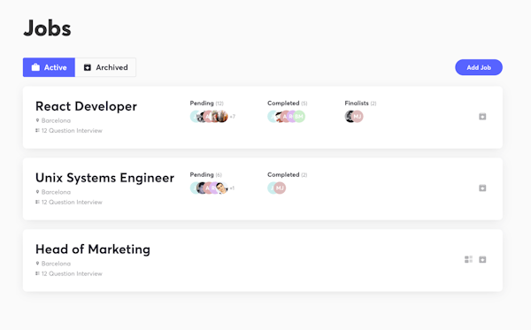 Hireflix interview tracking