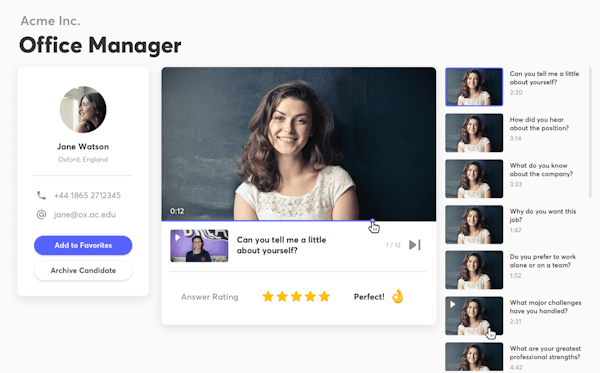 Hireflix interview review