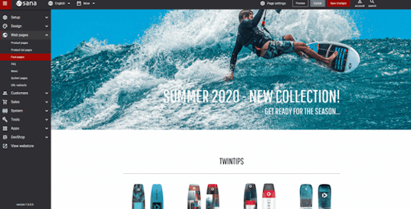 Sana Commerce visual designer
