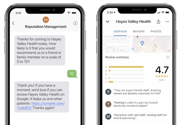 Luma Health Reputation Management