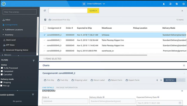SAP Commerce Cloud orders