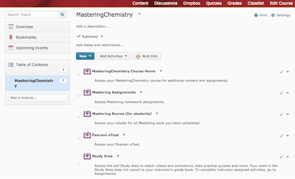 MyLab chemistry homework and assignment