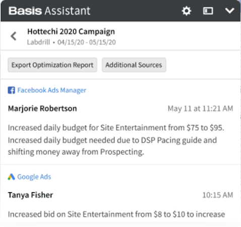 Basis campaign management