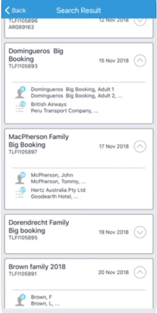 Tourplan itinerary