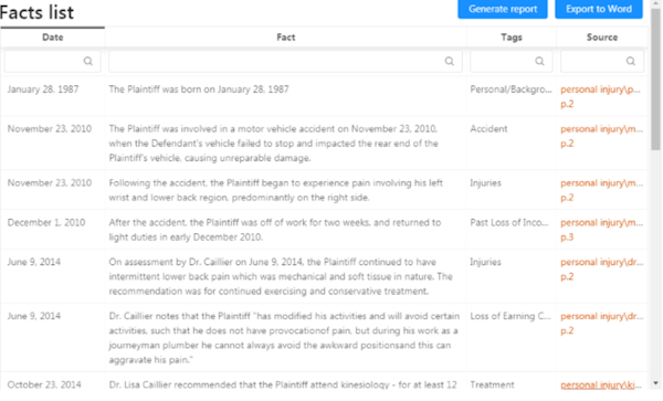 Conspectus generate reports
