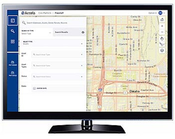 Accela Building integrated GIS screenshot