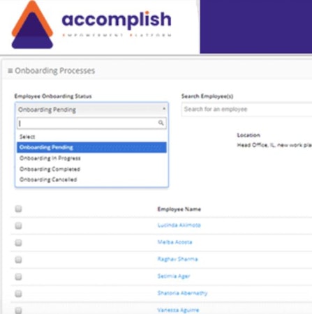 Accomplish onboarding processes