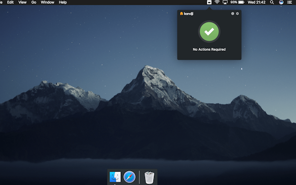 Active notifications