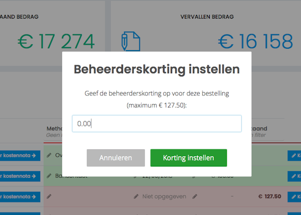 Ledenbeheer.be discount management
