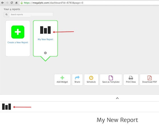Adding a new report