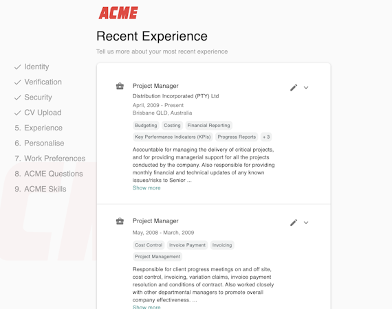 Adepto project management