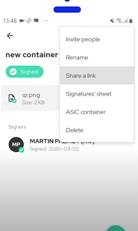 .ID sharing link