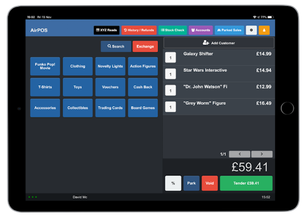 AirPOS CheckOut