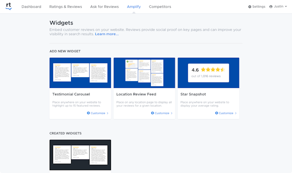 Widgets