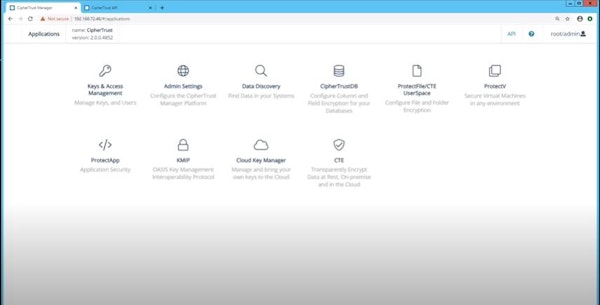 CipherTrust Data Security Platform applications