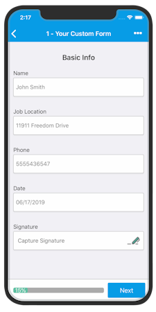 Mobile view