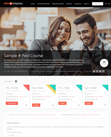 Arlo - training website