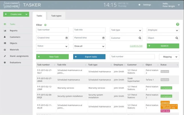 TASKER create new tasks screenshot