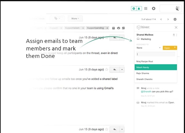 Assign Emails