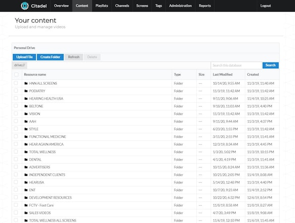 Athena Video File Management