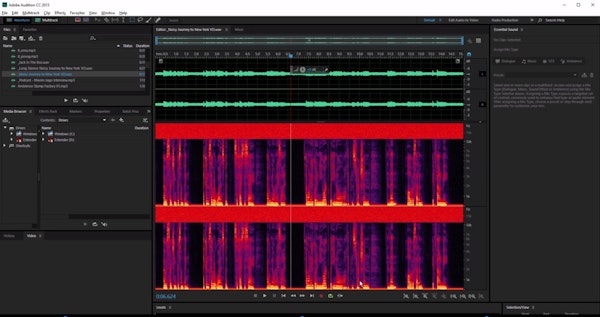 Adobe Audition waveform scaling