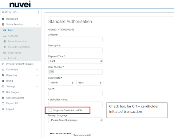 Nuvei authorization management