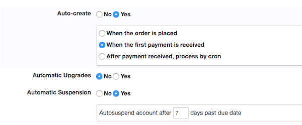Auto provisioning