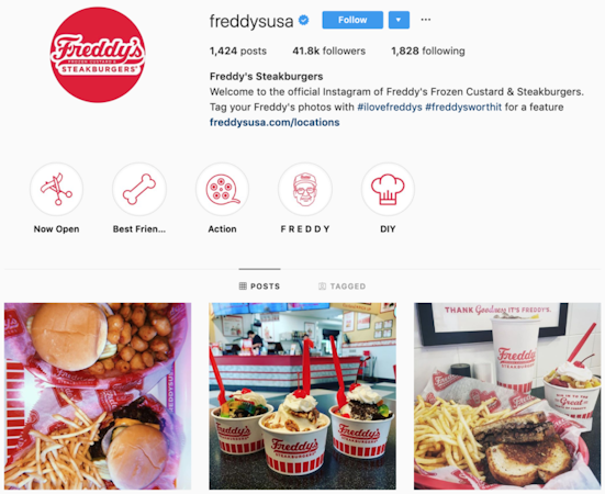 Instagram business posts
