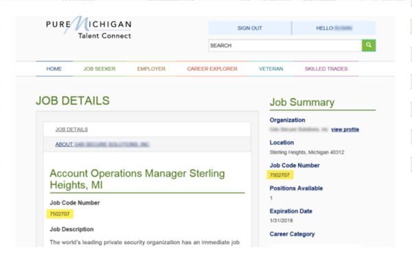 Circa job details