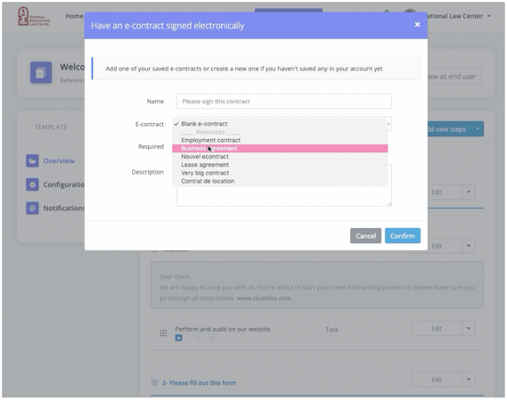 Clustdoc electronic signature capture