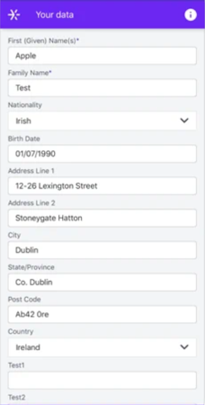 Know Your Customer data collection