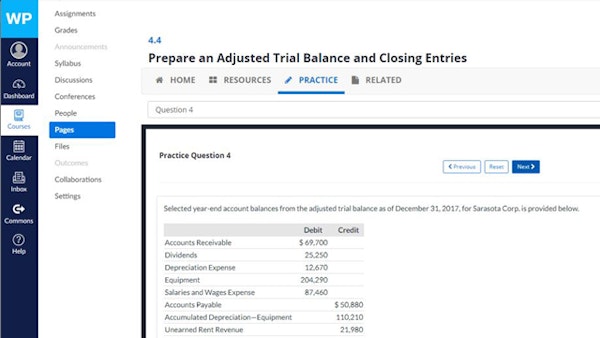 WileyPLUS practice questions