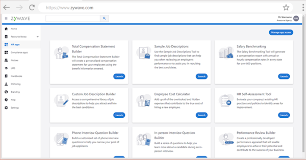 Client Cloud HR applications