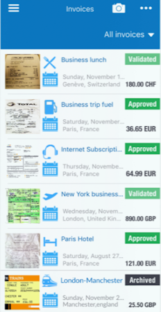 Expensya invoices