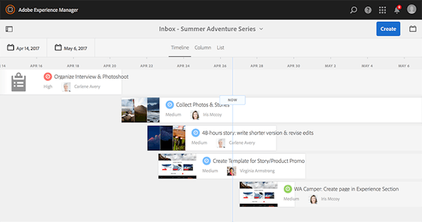 Adobe Experience Manager inbox