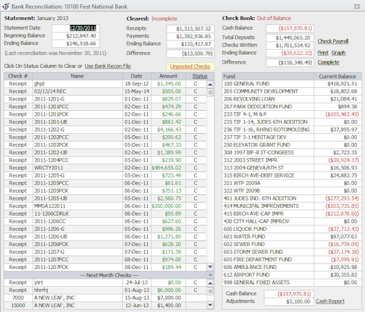 Bank Reconciliation