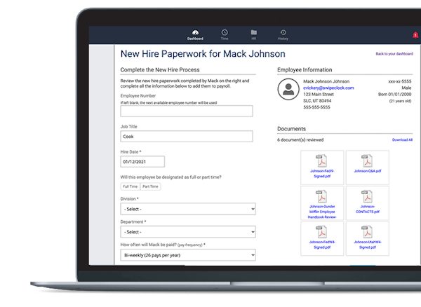 Employee onboarding