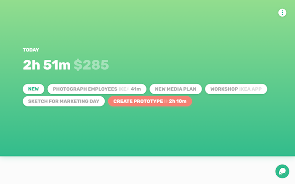 Simple creating prototype screenshot