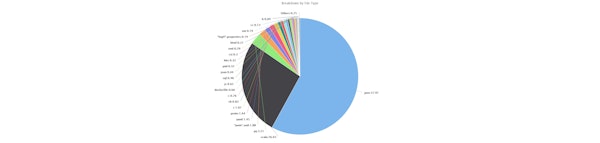 BlueOptima breakdown by file type screenshot