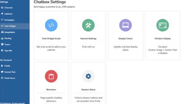 Botsplash chatbox settings