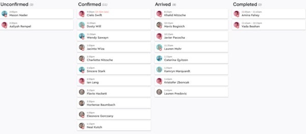 Boulevard track appointments