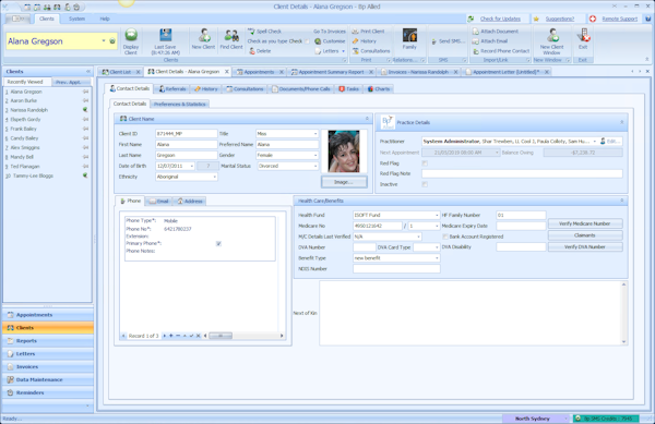 Client profiles