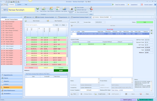 Invoicing tool