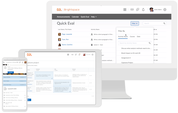 Brightspace LMS for education